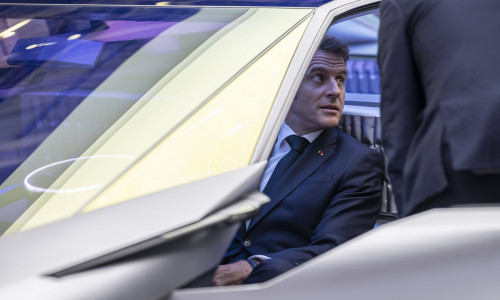 Paris: French president visits Paris Motor Show 2024