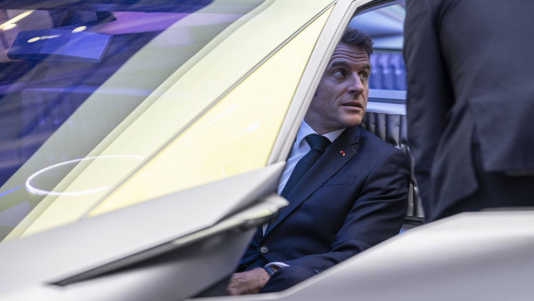 Paris: French president visits Paris Motor Show 2024