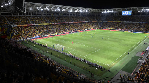 Stadionul Steaua din Bucuresti gazduieste meciul de fotbal dintre Romania si Lituania, contand pentru Liga Natiunilor, l