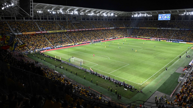 Stadionul Steaua din Bucuresti gazduieste meciul de fotbal dintre Romania si Lituania, contand pentru Liga Natiunilor, l