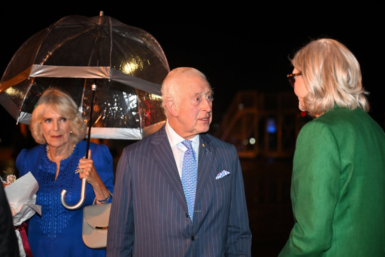 King Charles III and Queen Camilla arrive at Sydney Airport, Australia - 18 Oct 2024