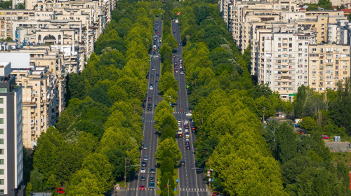 Bucharest,,Romania,-,9,May,2024:,Bucharest,Aerial,Photo.,Beautiful