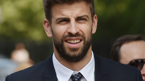 Gerard Piqué seen arriving at Wimbledon Tennis Tournament in London