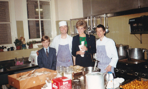 Prince William visits The Passage, London, UK - 1993