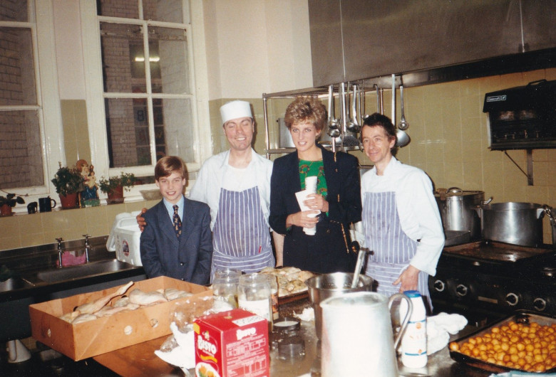 Prince William visits The Passage, London, UK - 1993