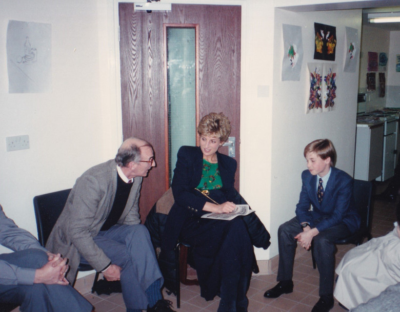 Prince William visits The Passage, London, UK - 1993