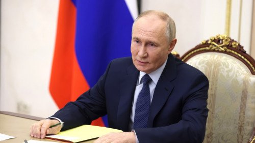 Russian President Putin Meets with Security Council