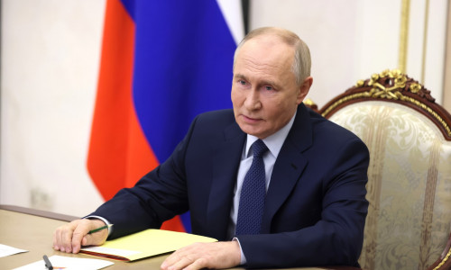 Russian President Putin Meets with Security Council