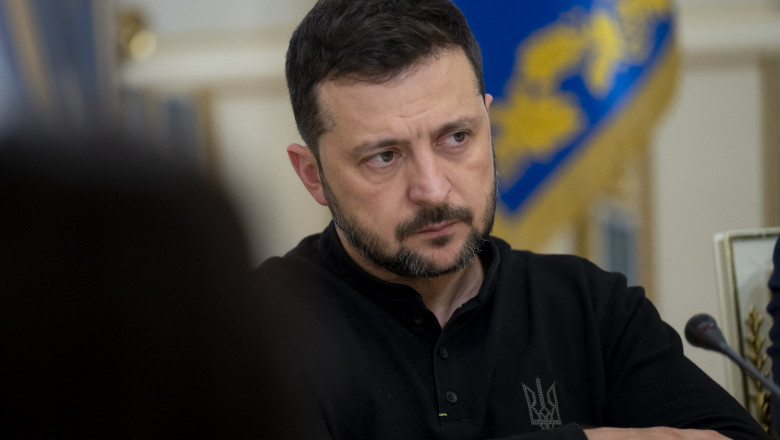 Rencontre du président Volodymyr Zelensky avec des représentants de la société civile ukrainienne au palais Mariinsky à Kiev