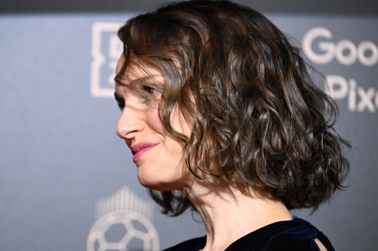 Natalie Portman attends the Ballon d Or Ceremony at Theatre du Chatelet on October 28, 2024 in Paris, France ( Photo by