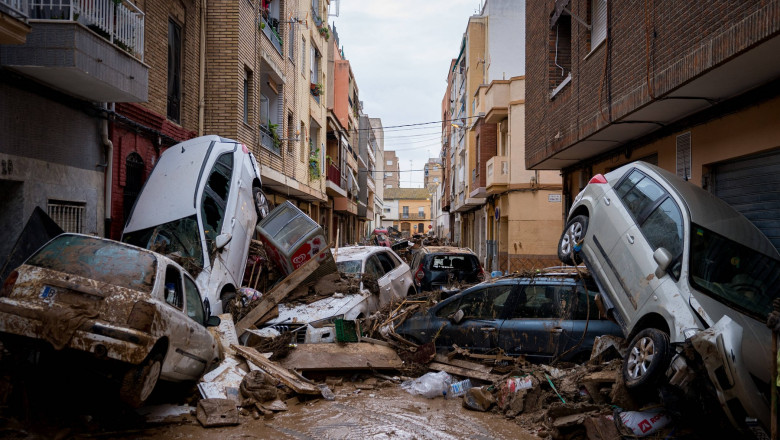 Aftermath of flash floods in Valencia, Spain - 03 Nov 2024