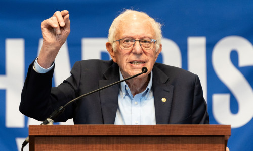 Central PA Labor Rally For Harris-Walz With Senator Bernie Sanders, Harrisburg, United States - 27 Oct 2024