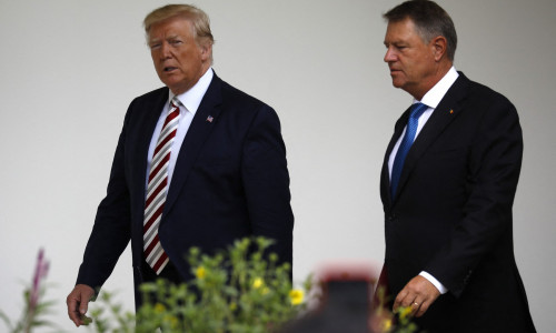 Donald Trump și Klaus Iohannis