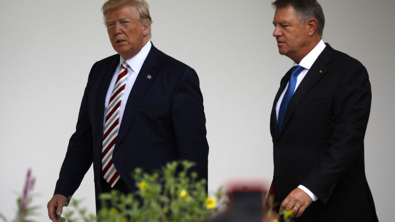 Donald Trump și Klaus Iohannis