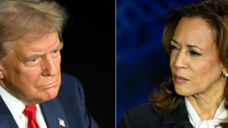 donald trump și kamala harris