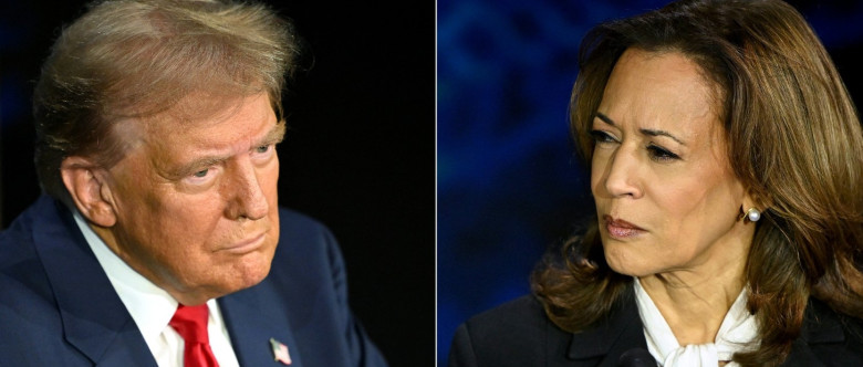 donald trump și kamala harris