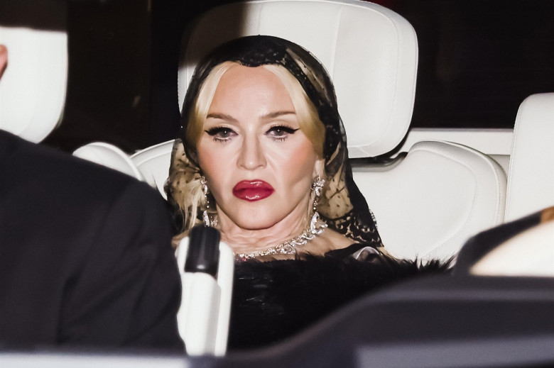 Madonna arrives at the Dolce &amp; Gabbana after party in Milan!