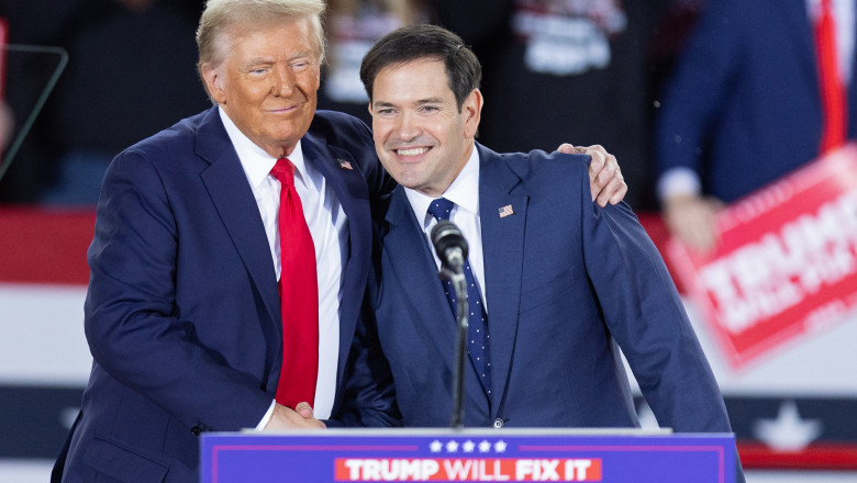 Donald Trump și Marco Rubio/ Profimedia