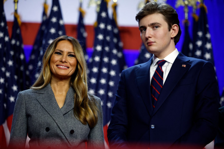 melania trump si barron trump