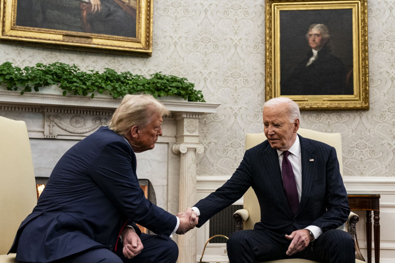 Joe Biden And Donald Trump Meet At The White House - 13 Nov 2024