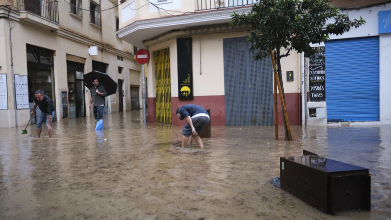 inundatii malaga, spania