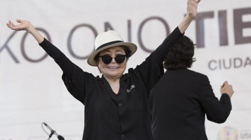 Yoko Ono 'Tierra de Esperanza' exhibition, Mexico City, Mexico - 02 Feb 2016