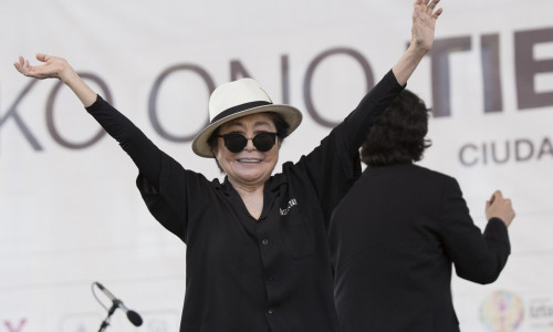 Yoko Ono 'Tierra de Esperanza' exhibition, Mexico City, Mexico - 02 Feb 2016