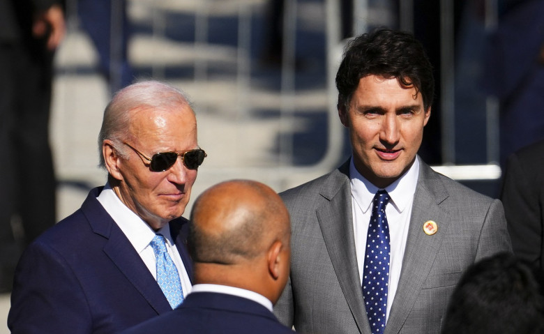 G20 Summit - Joe Biden și Justin Trudeau