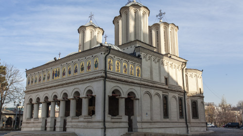 Facade,Of,The,Patriarchal,Cathedral,In,Bucharest,,Romania,-,Europe