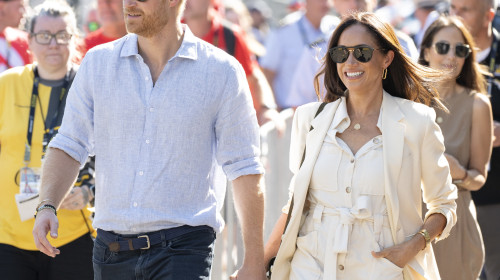 Prince Harry And Meghan Markle Arrive To Watch Cycling At The Invictus Games