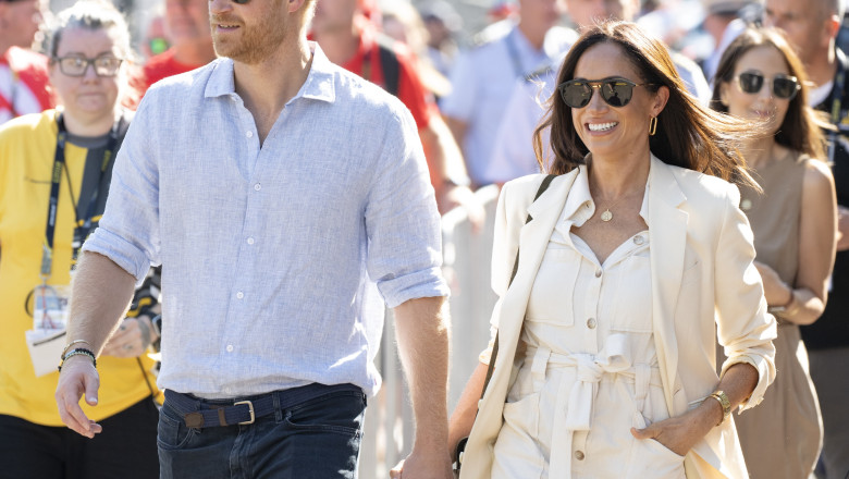 Prince Harry And Meghan Markle Arrive To Watch Cycling At The Invictus Games