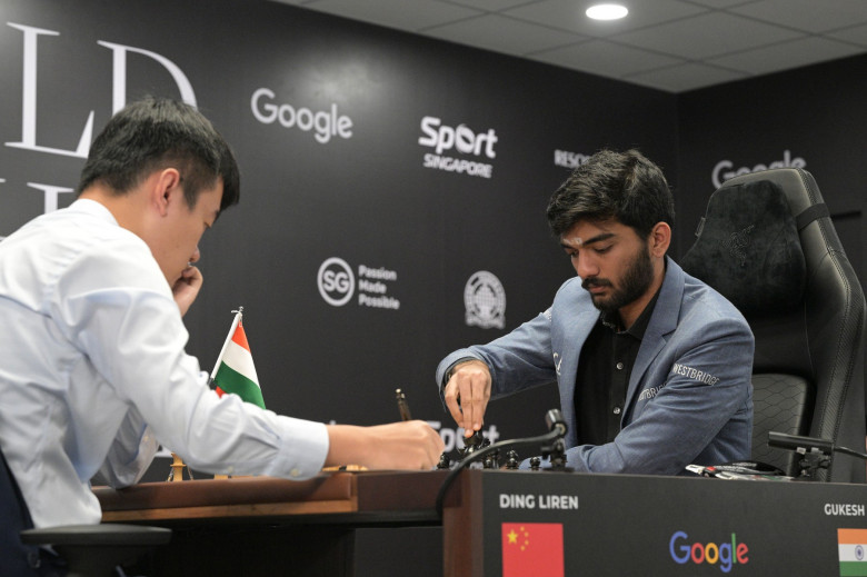 (SP)SINGAPORE CHESS FIDE WORLD CHAMPIONSHIP GAME 14