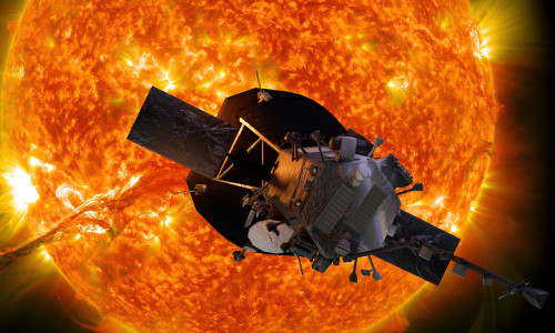 Parker,Solar,Probe,Near,The,Sun.,Elements,Of,This,Image