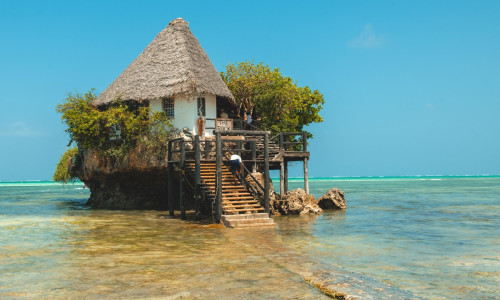 The Rock Restaurant on Zanzibar's Paje Beach