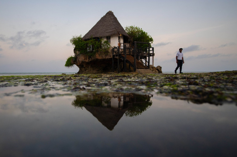 The Rock Restaurant on Zanzibar's Paje Beach