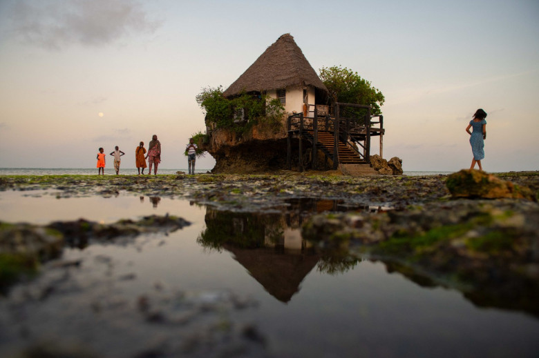 The Rock Restaurant on Zanzibar's Paje Beach