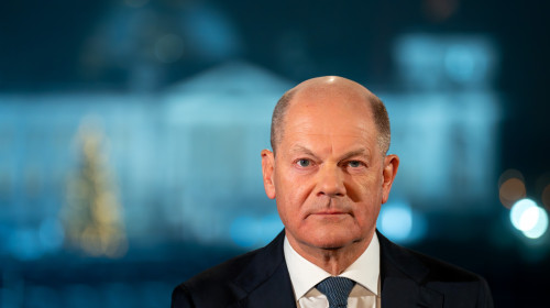 Recording of the New Year's address by Federal Chancellor Scholz