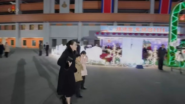 Sora lui Kim Jong-un, pentru prima dată în public cu copiii săi/ Foto: X