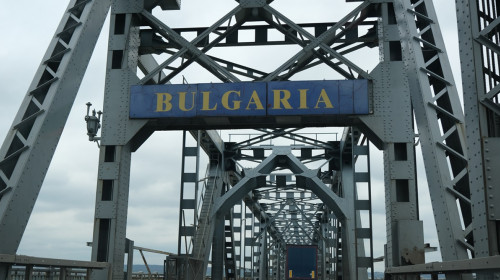 Ruse,,Bulgaria,-,April,05,2023:,Steel,Bridge,Over,The