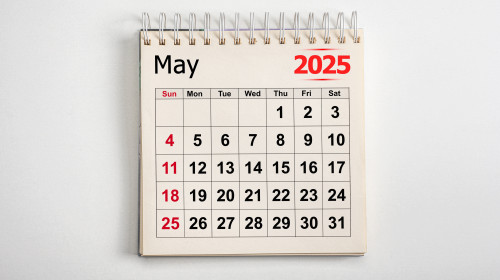 May,2025.,Resolution,,Strategy,,Solution,,Goal,,Business,And,Holidays.,Date