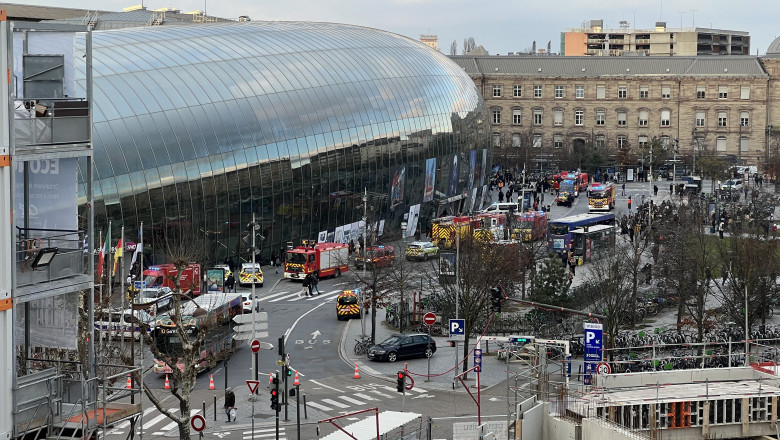 Două tramvaie s-au ciocnit la Strasbourg/ Foto: X