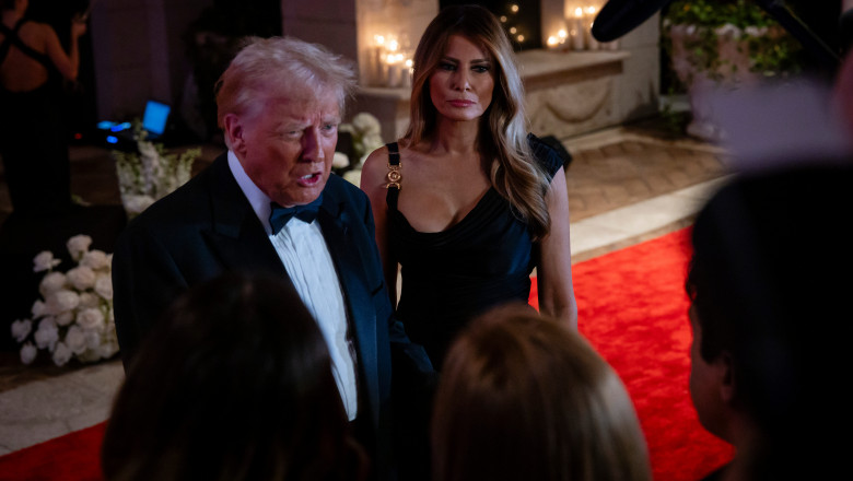 President-Elect Donald Trump Delivers Remarks On New Years Eve At Mar-A-Lago Club