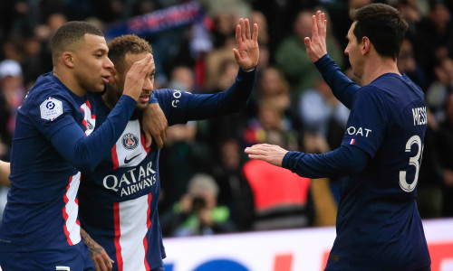 Paris: French L1 Football Match PSG vs Lille 4-3