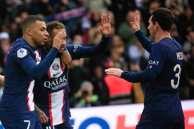 Paris: French L1 Football Match PSG vs Lille 4-3