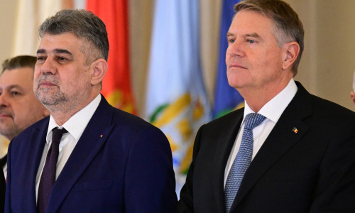 marcel ciolacu si klaus iohannis