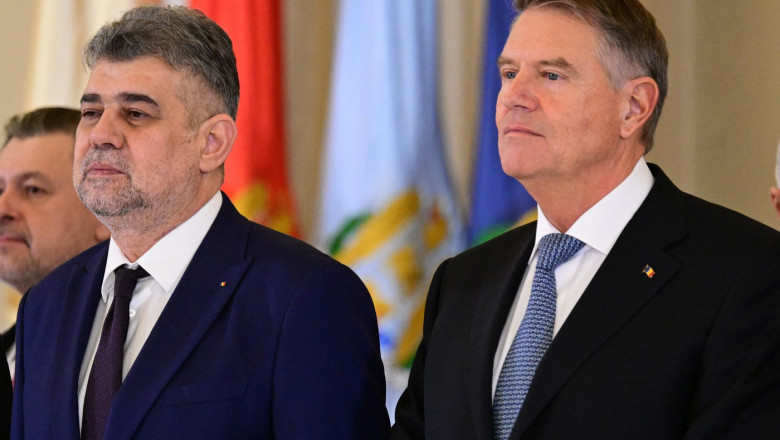 marcel ciolacu si klaus iohannis