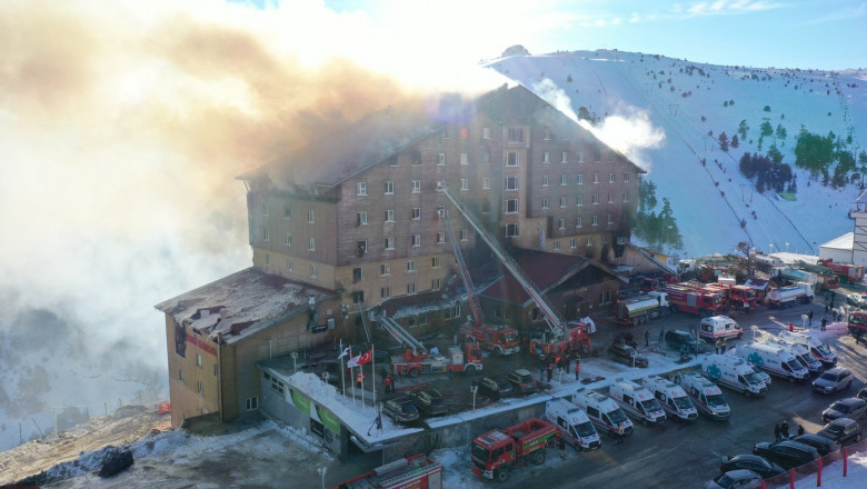 incendiu hotel turcia