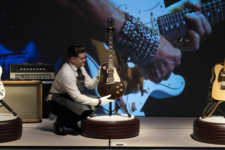 Jeff Beck's Guitar Collection at Christie's in London