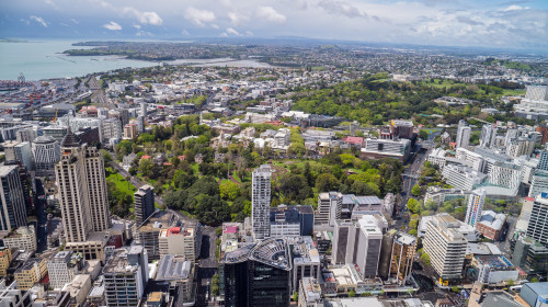 View,From,The,Sky,Tower,In,Auckland,,New,Zealand,,Oktober