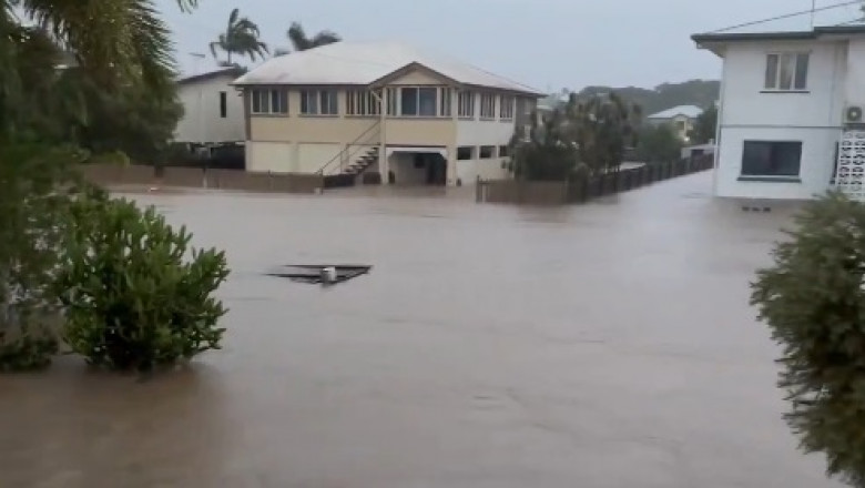 Inundații în nord-estul Australiei/ Foto: X